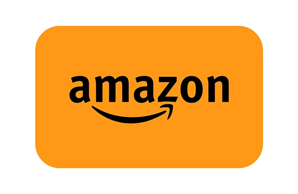Logotipo de Amazon sobre fondo naranja, ejemplo de identidad visual basada en arquetipos, confianza y experiencia centrada en el usuario.