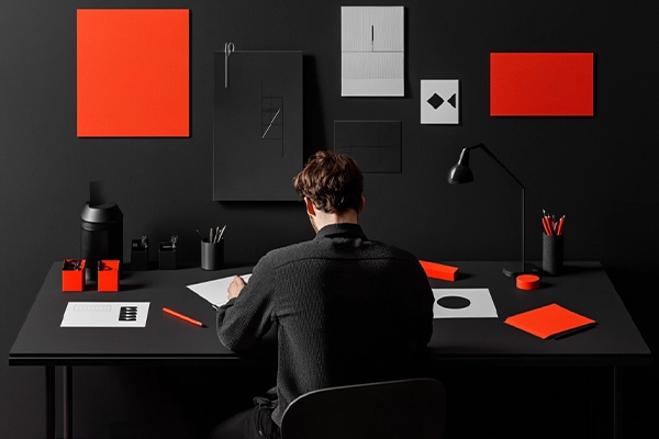 filosofía de diseño de Paul Rand aplicada a logos minimalistas y branding corporativo